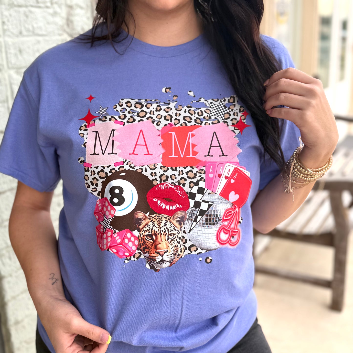 Envy Stylz Boutique Men - Apparel - Shirts - T-Shirts Leopard Mama Collage Graphic T-shirt