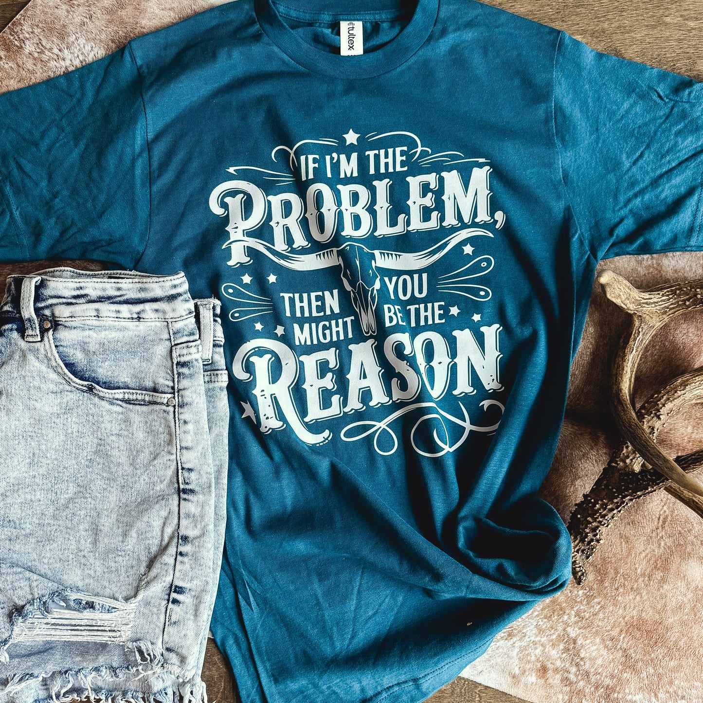 FestiviTees Women - Apparel - Shirts - T-Shirts If I’m the Problem Graphic Tee