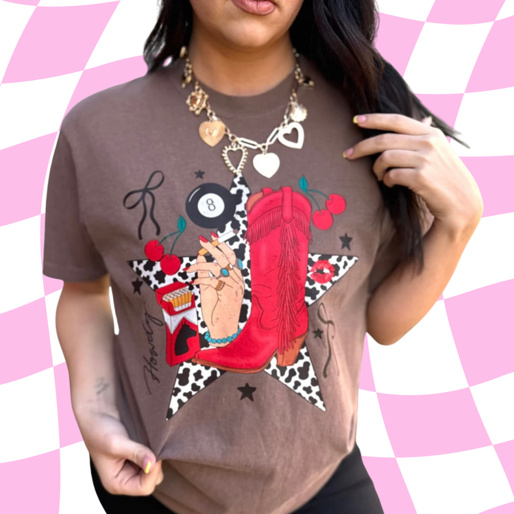 Collection of sassy graphic tees with Western and humorous sayings