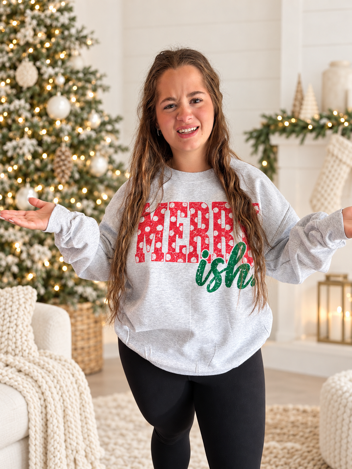 Merry-ish Graphic Sweatshirt