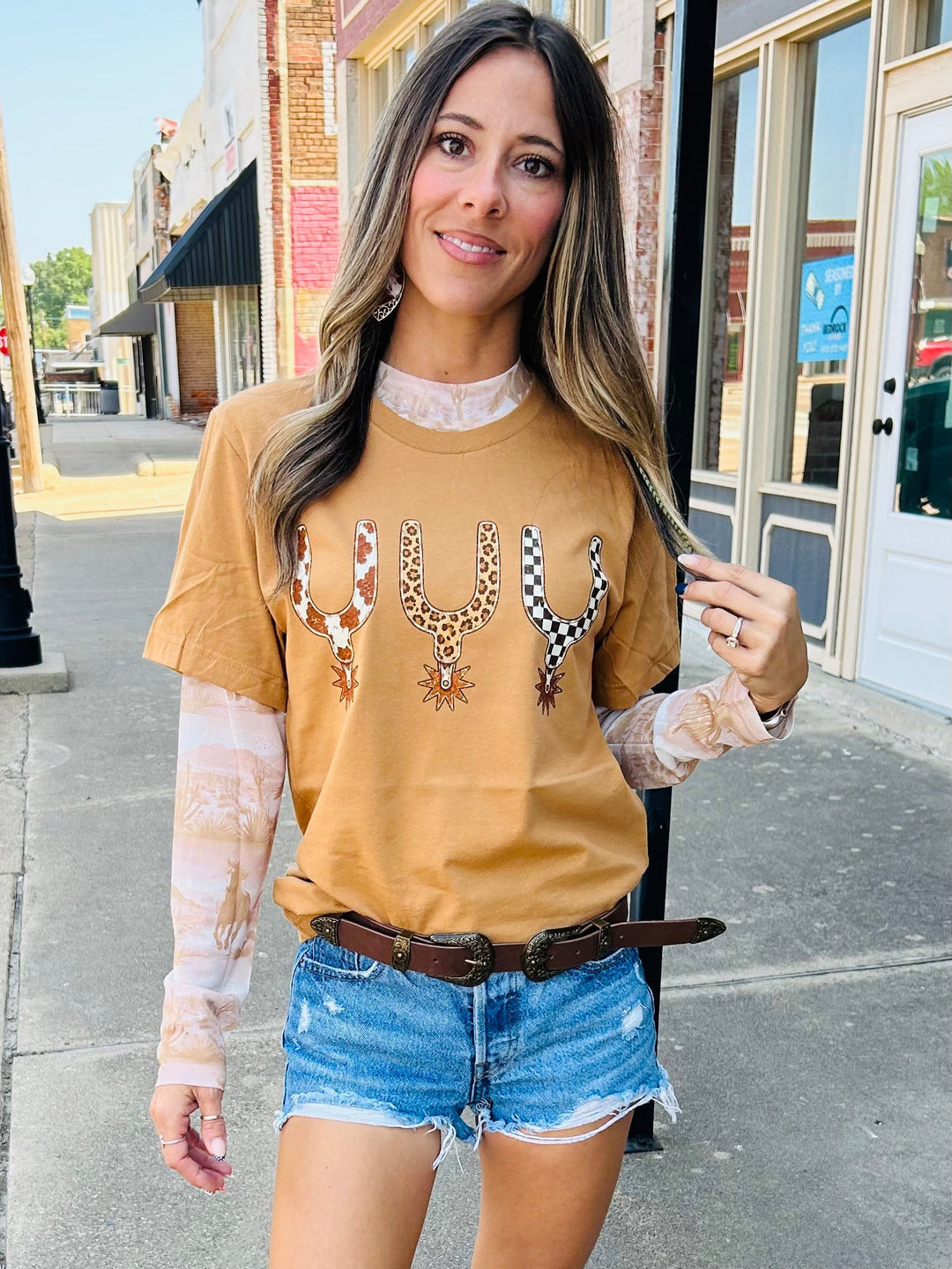 Triple Spurs Graphic T-shirt Envy Stylz Boutique