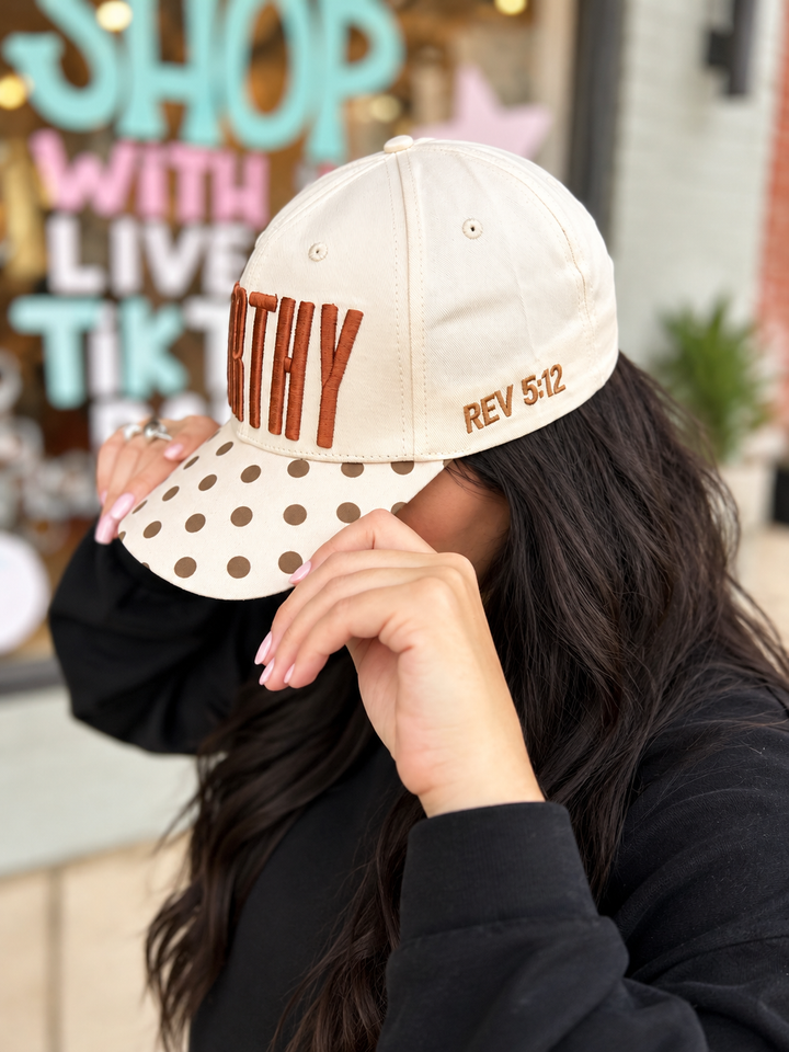 Envy Stylz Exclusive | Worthy Polka Dot Embroidered Hat product image 4