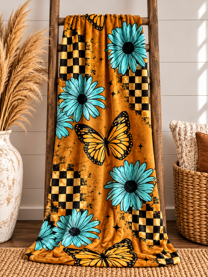 Wildflower Rebel Queen Throw product image