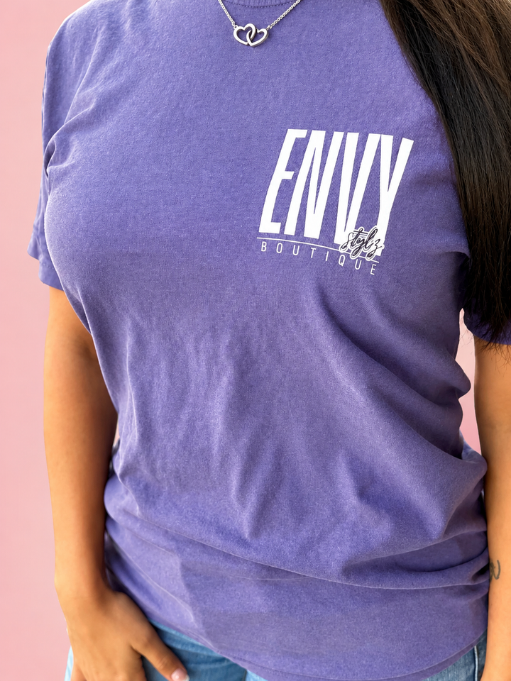Envy Stylz Logo  Front and Back Graphic Tee Envy Stylz Boutique