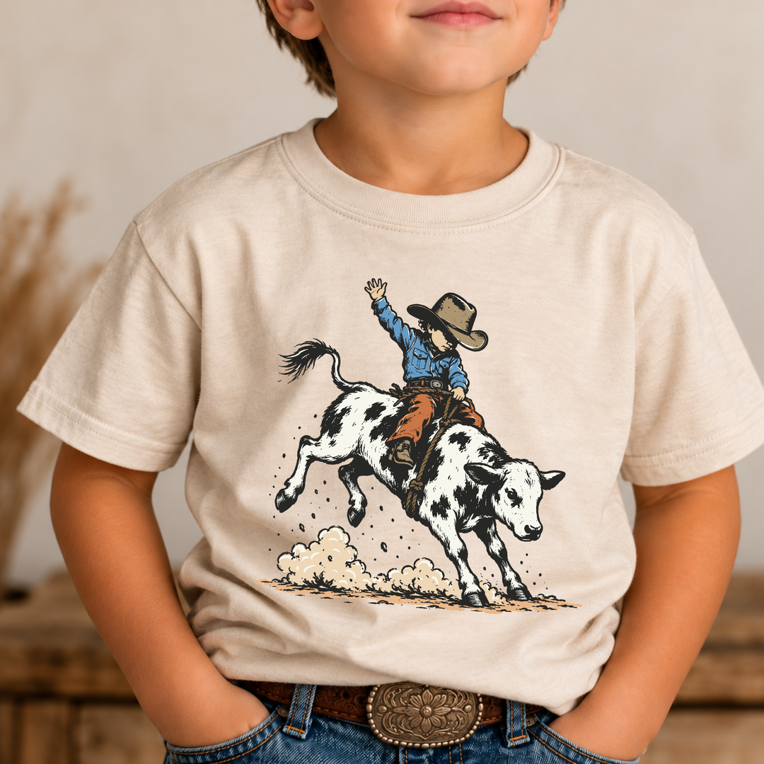 Little Bull Rider Boys Graphic Tee product image