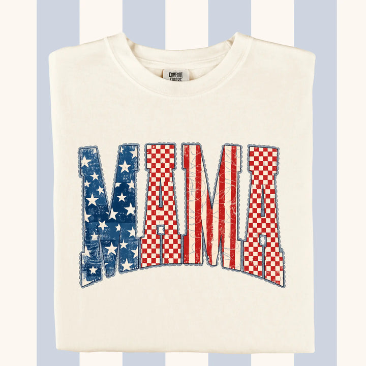 American Flag Lace MAMA Graphic T-shirt Envy Stylz Boutique