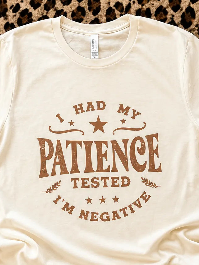 Patience Tested Graphic T-shirt Envy Stylz Boutique