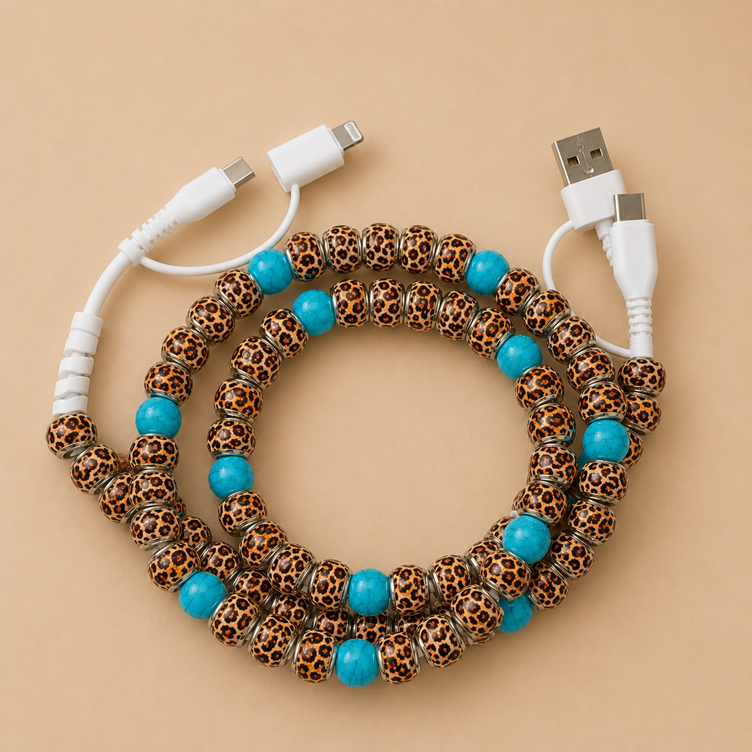 Beaded Phone Chargers USB/USB-C/Lightning Envy Stylz Boutique