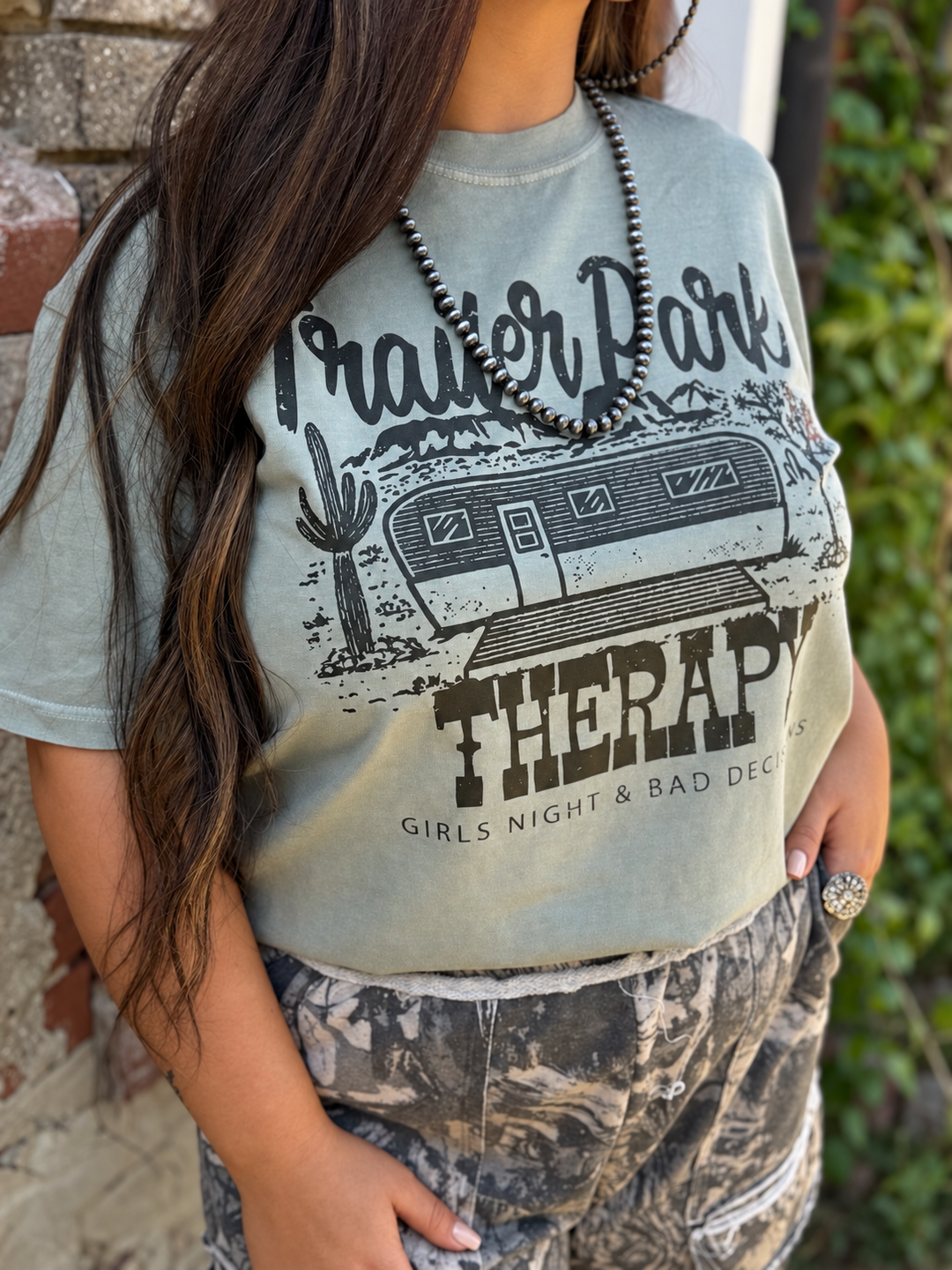 Trailer Park Therapy Graphic Tee