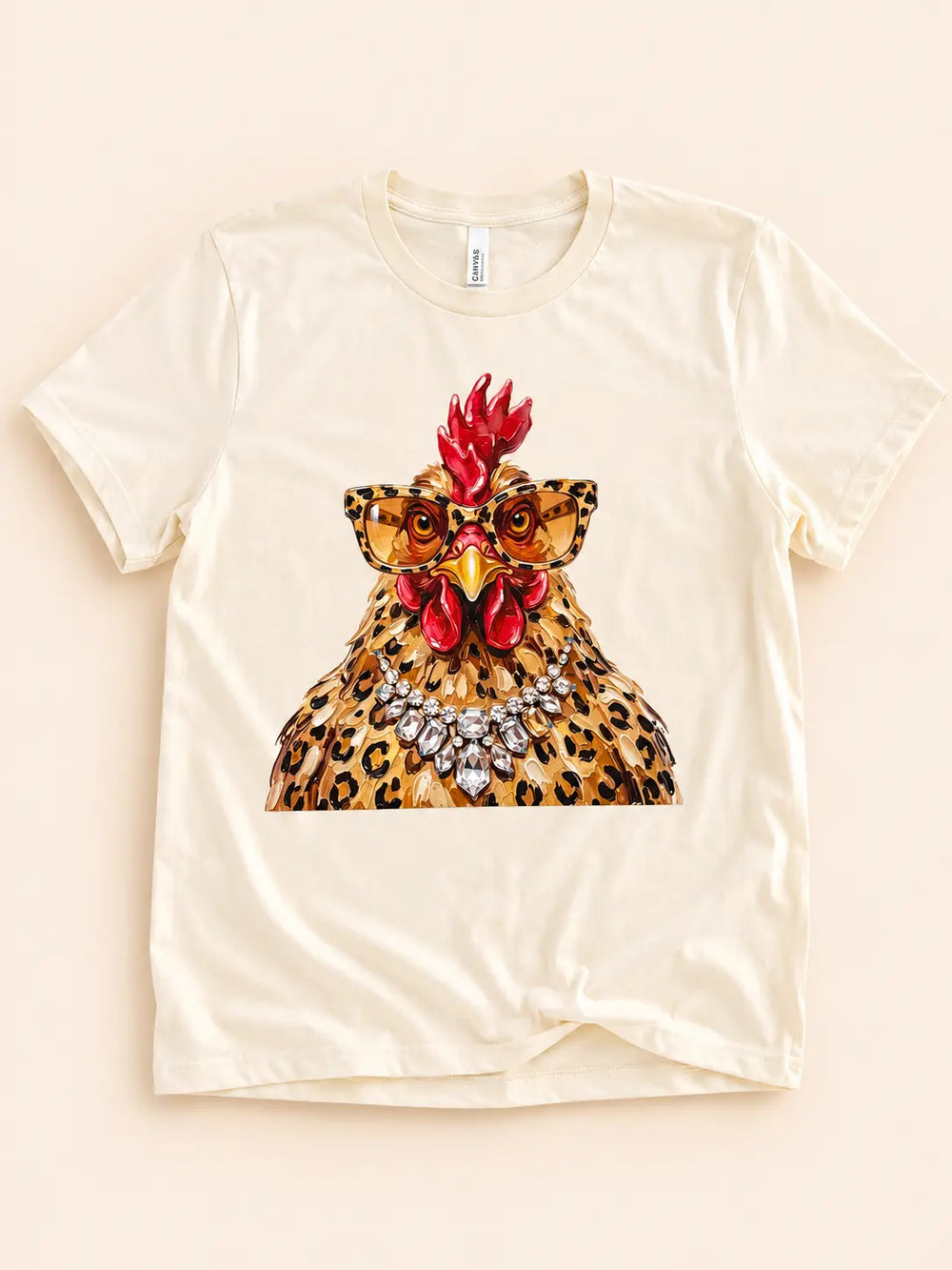 Rhinestone Hen Graphic T-shirt Envy Stylz Boutique
