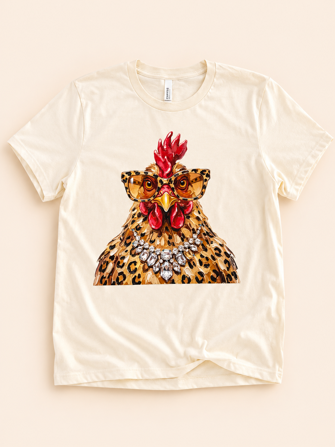 Rhinestone Hen Graphic T-shirt Envy Stylz Boutique
