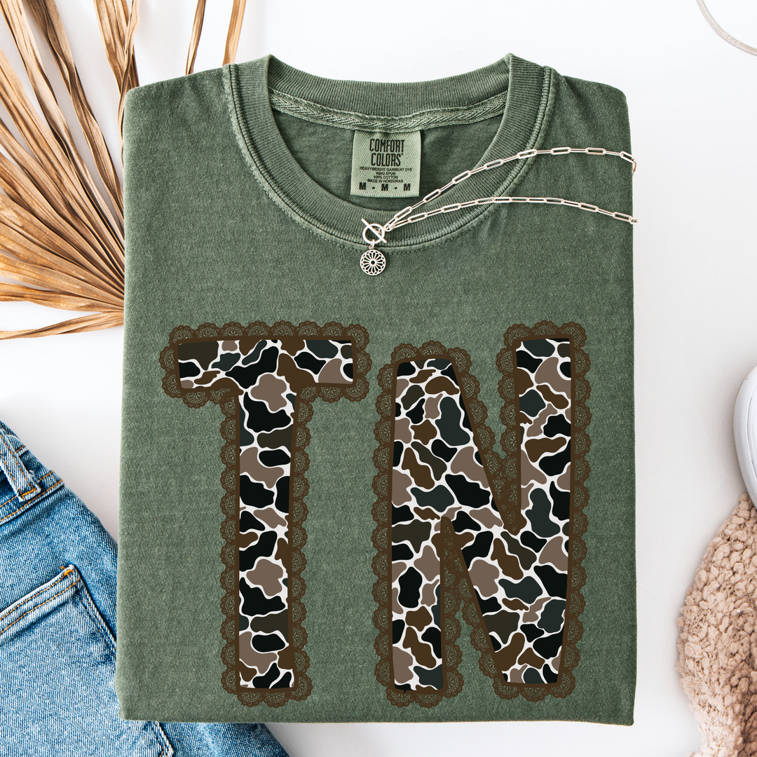 Custom Camo State Graphic Tee