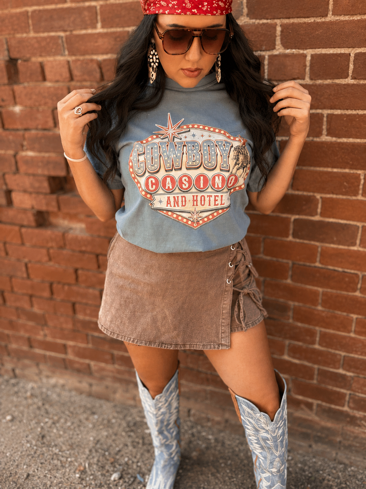 Cowboy Casino Graphic Tee Envy Stylz Boutique