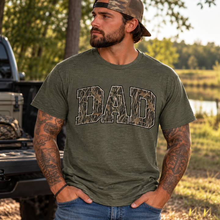 Dad  Camo Graphic Tee
