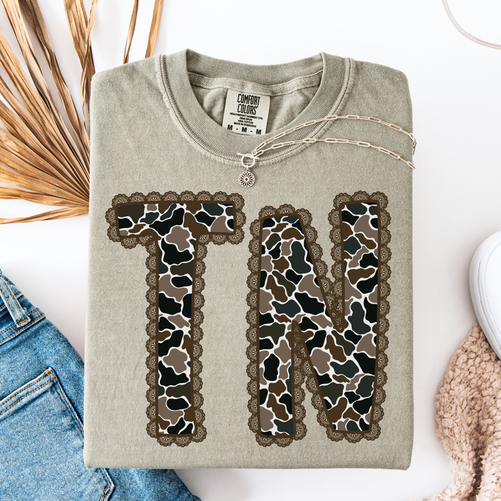 Custom Camo State Graphic Tee