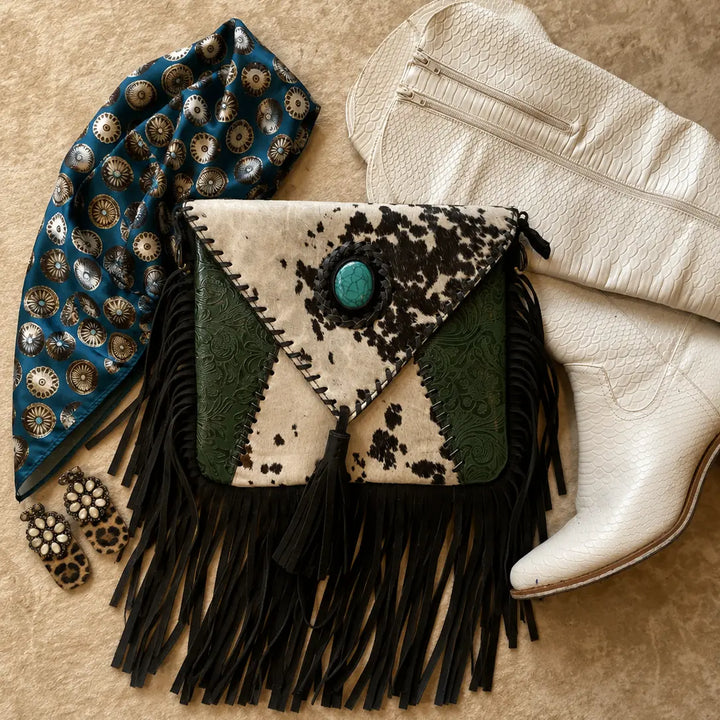 The Turquoise Trail Fringe Bag Envy Stylz Boutique