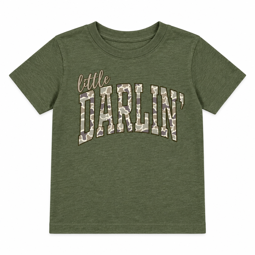 Little Darlin Camo Graphic Tee additional product image 3