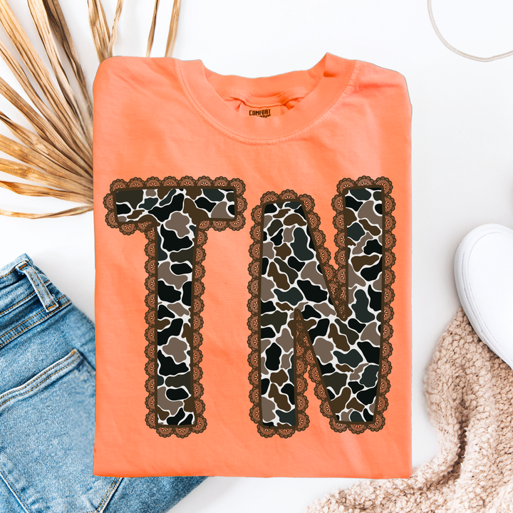 Custom Camo State Graphic Tee