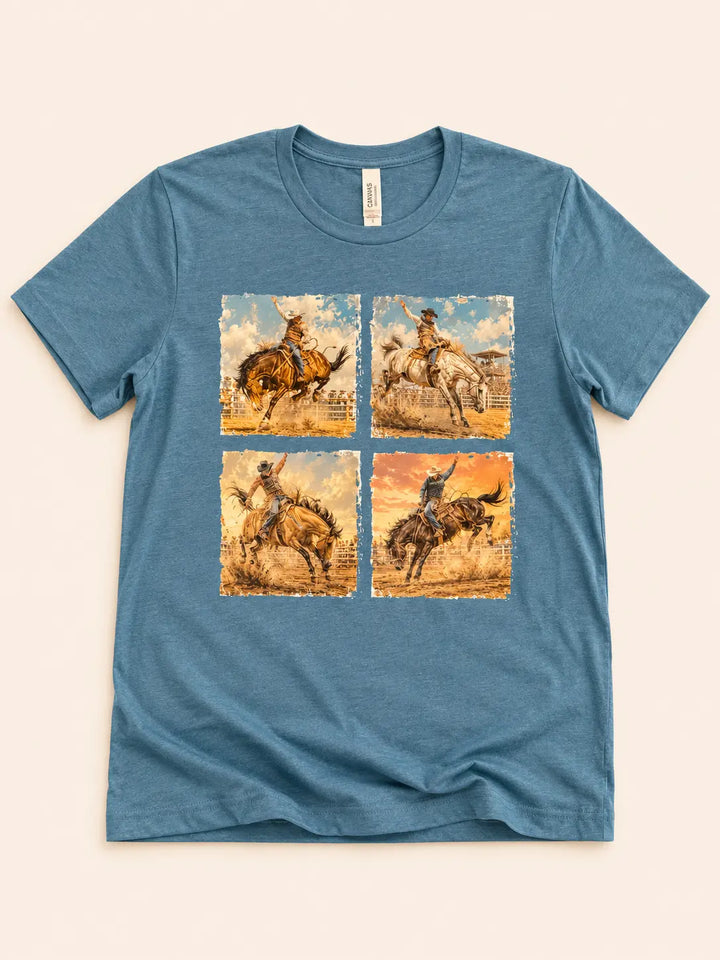 Cowboy Horse Rider Graphic T-shirt Envy Stylz Boutique