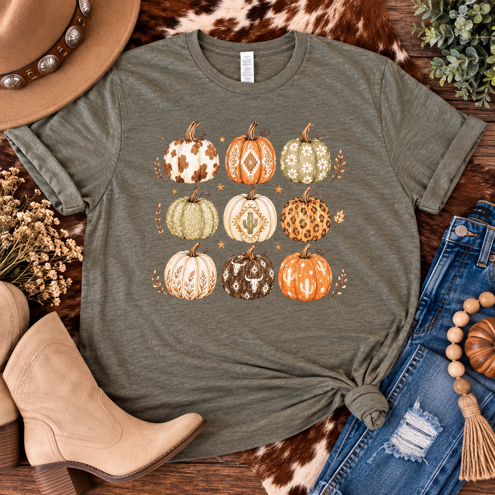 Western Pumpkin Patch Tee product image