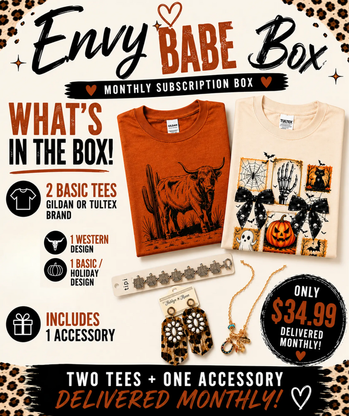 Envy Babe Monthly Subscription (Copy) Envy Stylz Boutique