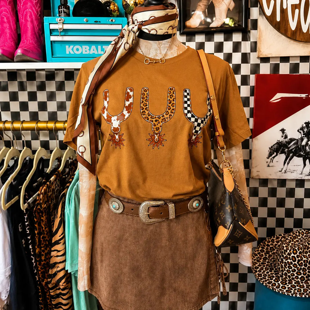 Triple Spurs Graphic T-shirt Envy Stylz Boutique