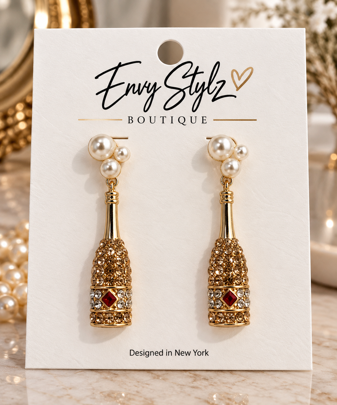 Pop the Bubbly Statement Earrings