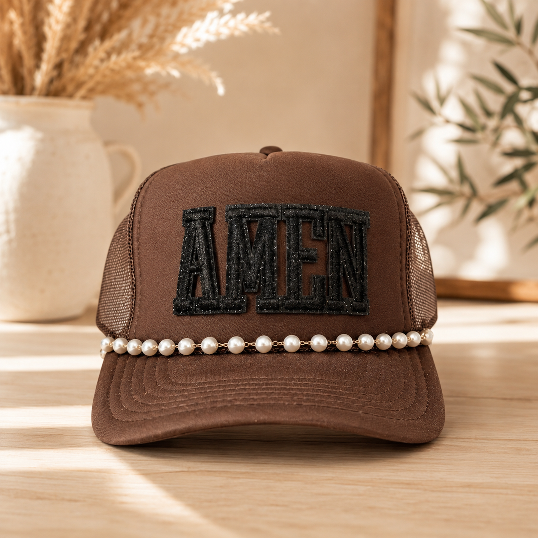 Amen And Pearls Trucker Hat Envy Stylz Boutique