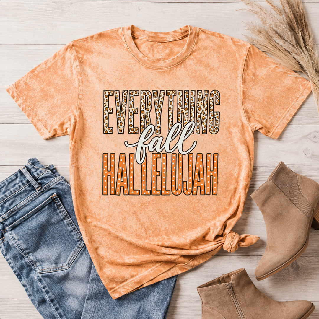 Everything Fall Hallelujah Graphic Tee FestiviTees