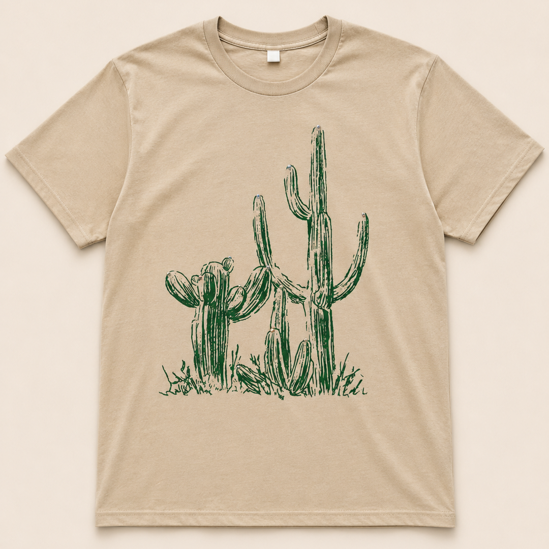 Rhinestone Cactus Graphic T-shirt Envy Stylz Boutique