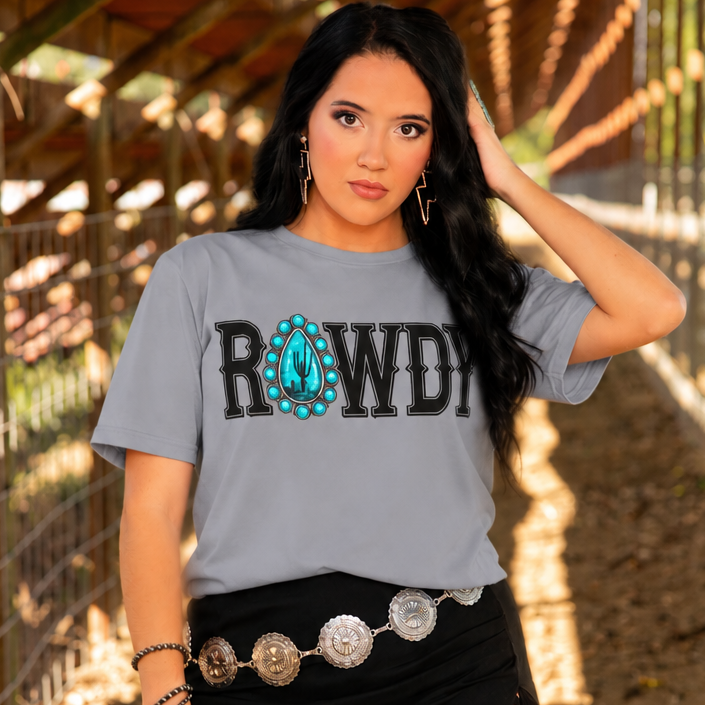 Rowdy Concho Storm Western Graphic Tee