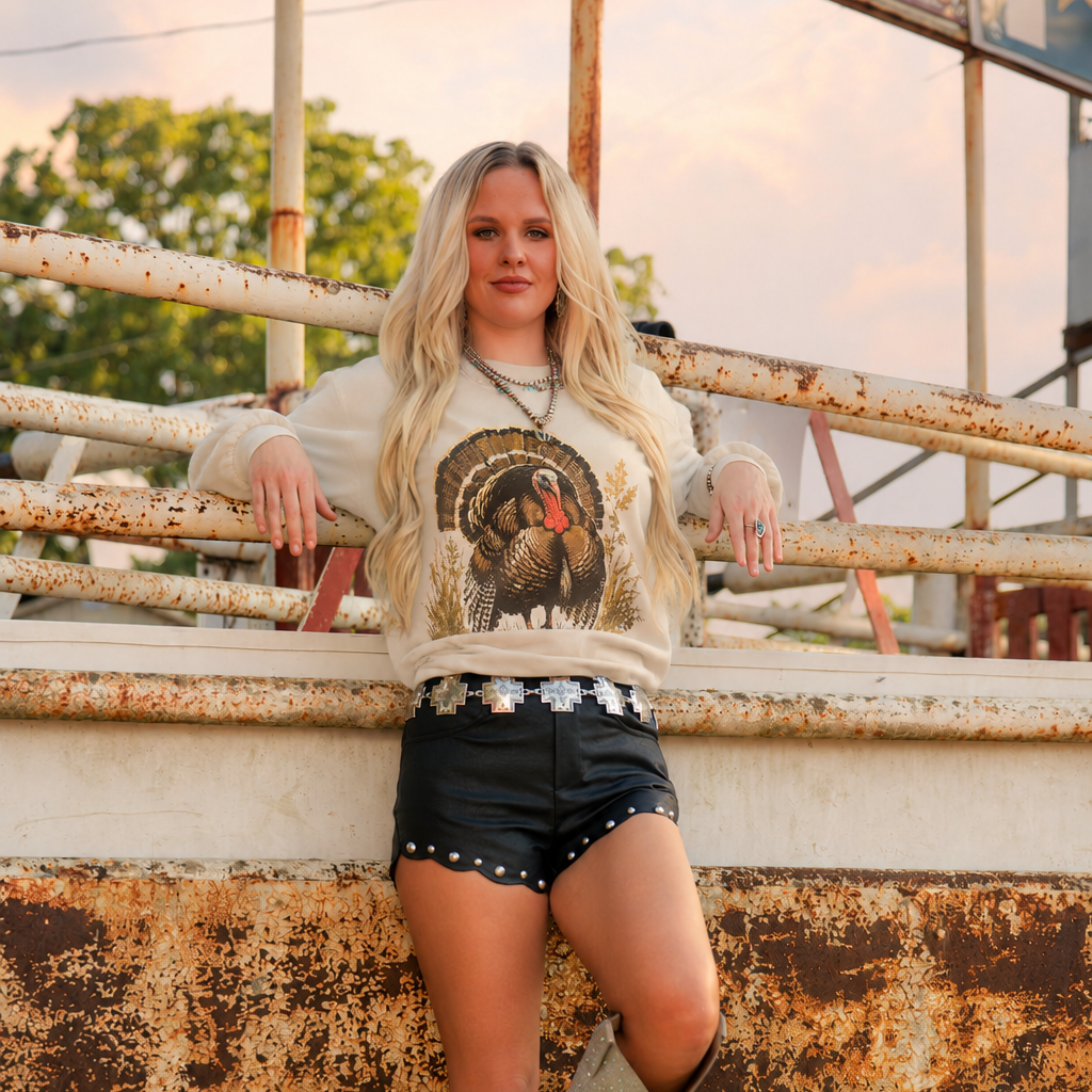 Turkey Western Sweatshirt