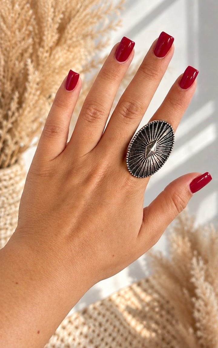 Western Statement Concho Ring