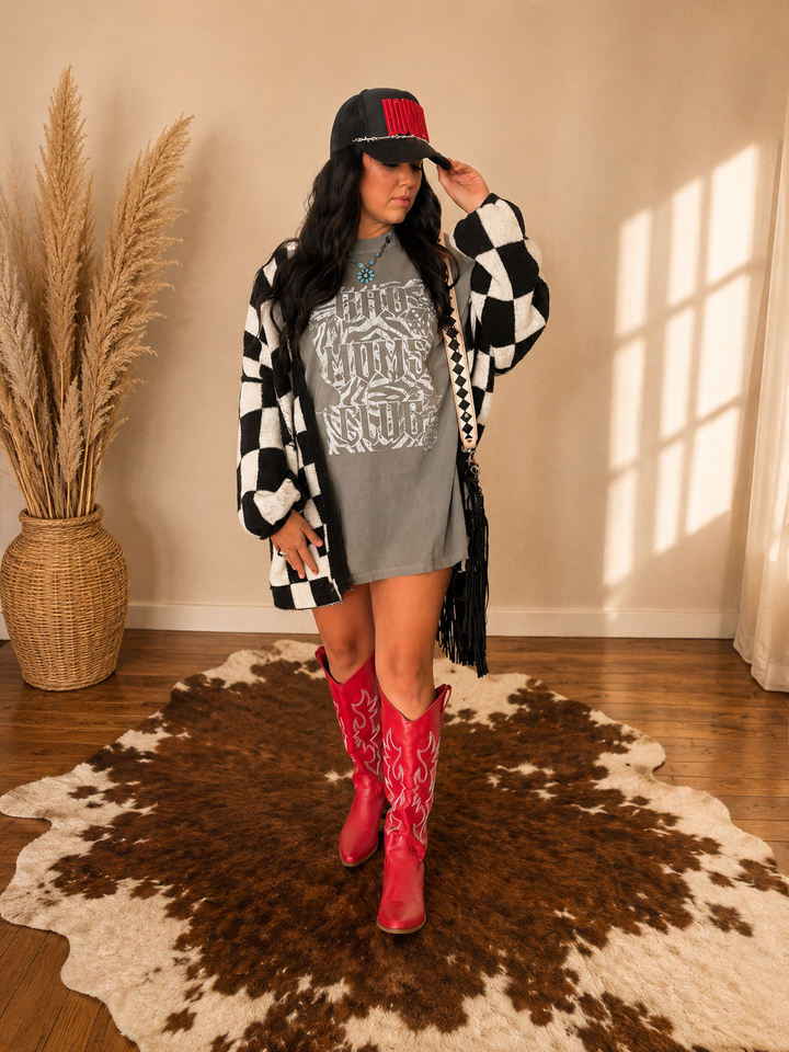 Bad Moms Club Zebra Graphic T-shirt Envy Stylz Boutique