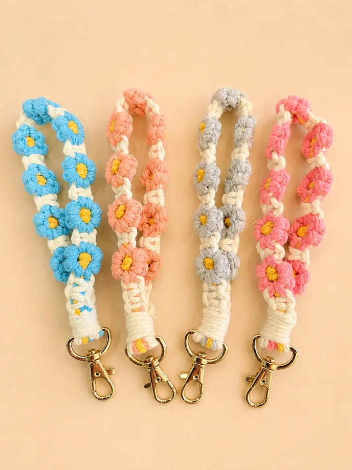 Floral Crotched Keychain Envy Stylz Boutique