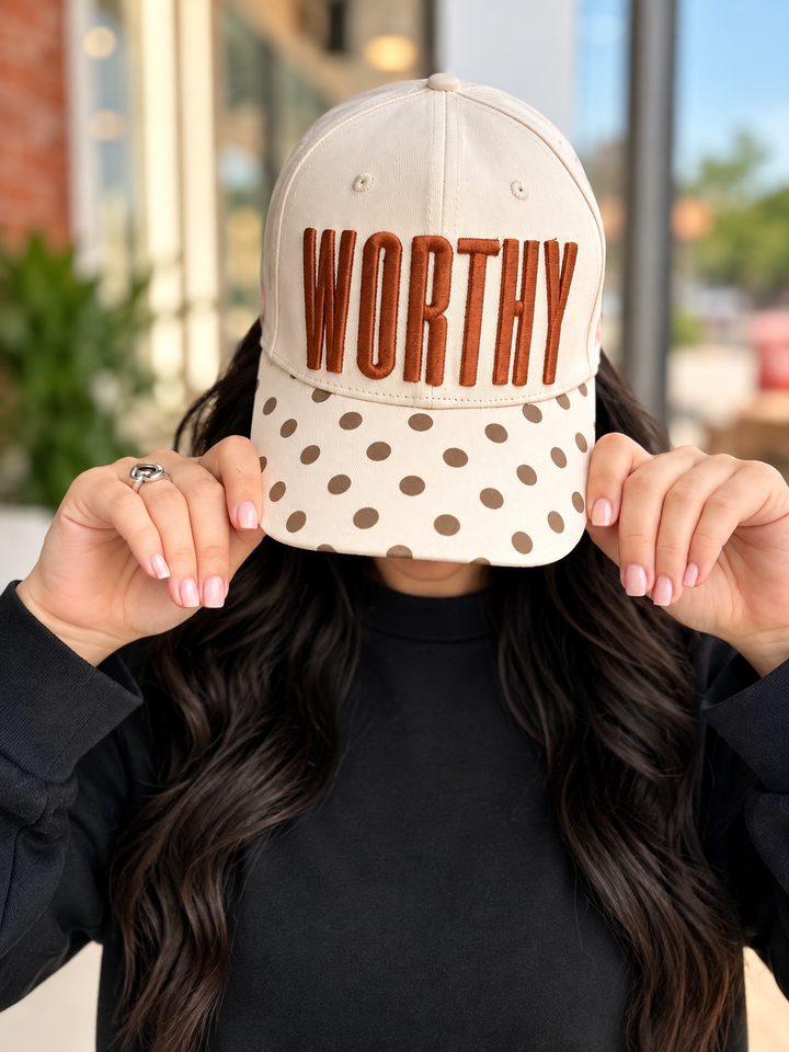 Envy Stylz Exclusive | Worthy Polka Dot Embroidered Hat product image 1