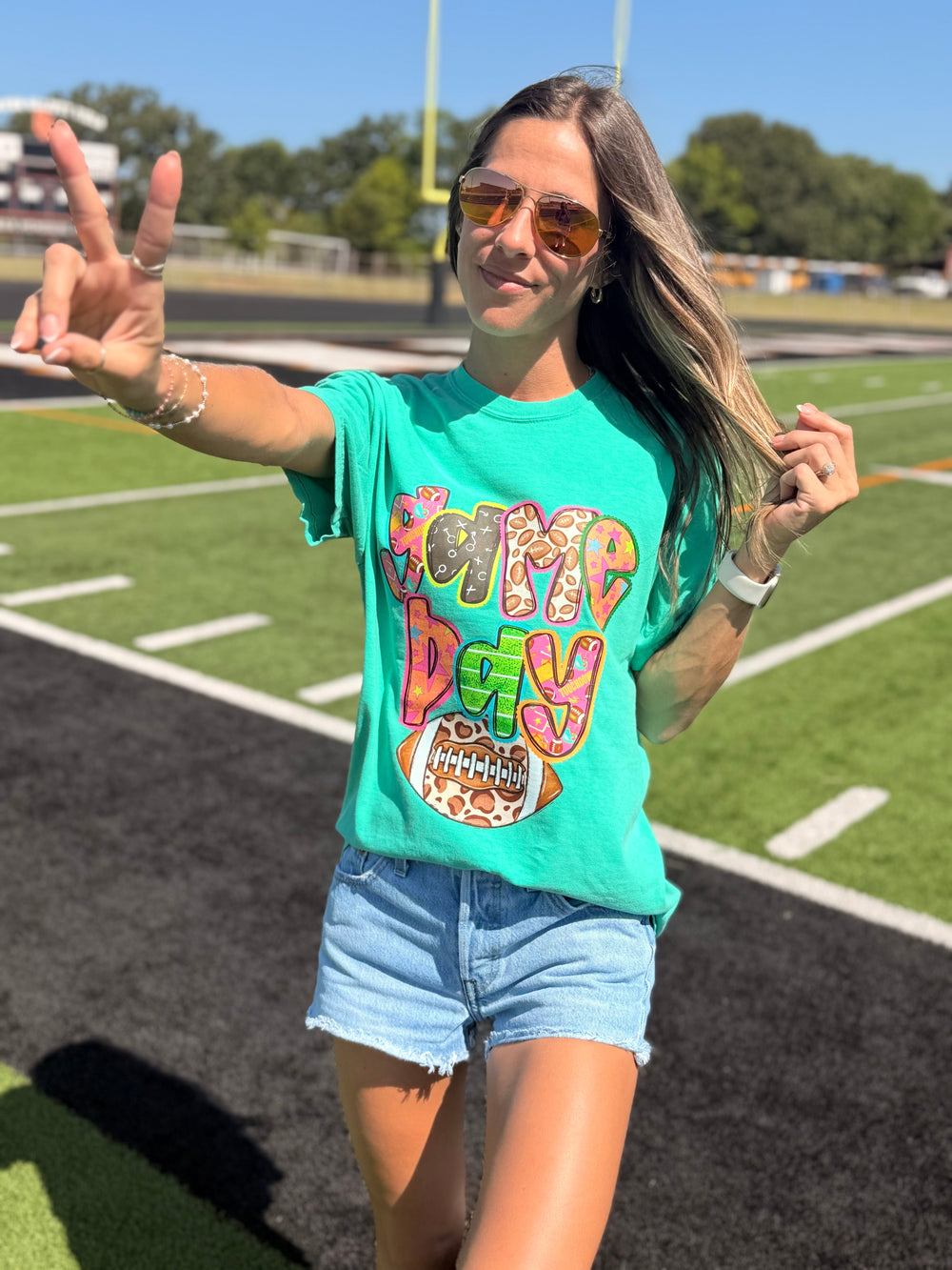Game Day Retro Colorful Graphic T-shirt Envy Stylz Boutique