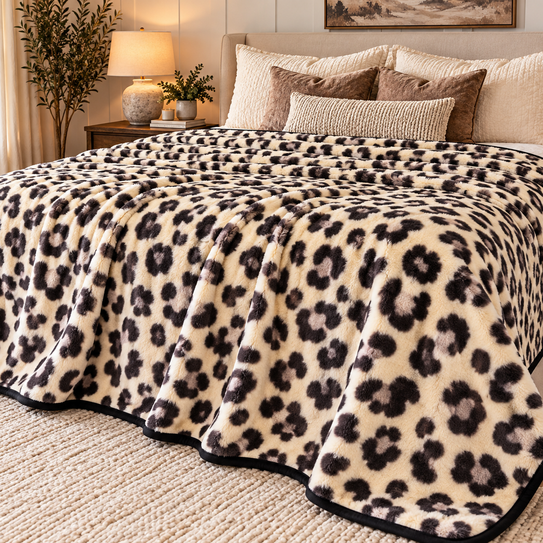 Leopard Oversized Blanket 82"x90" product image
