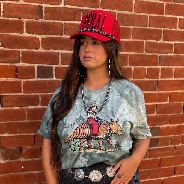 Feral and Diamonds Western Trucker Hat product image