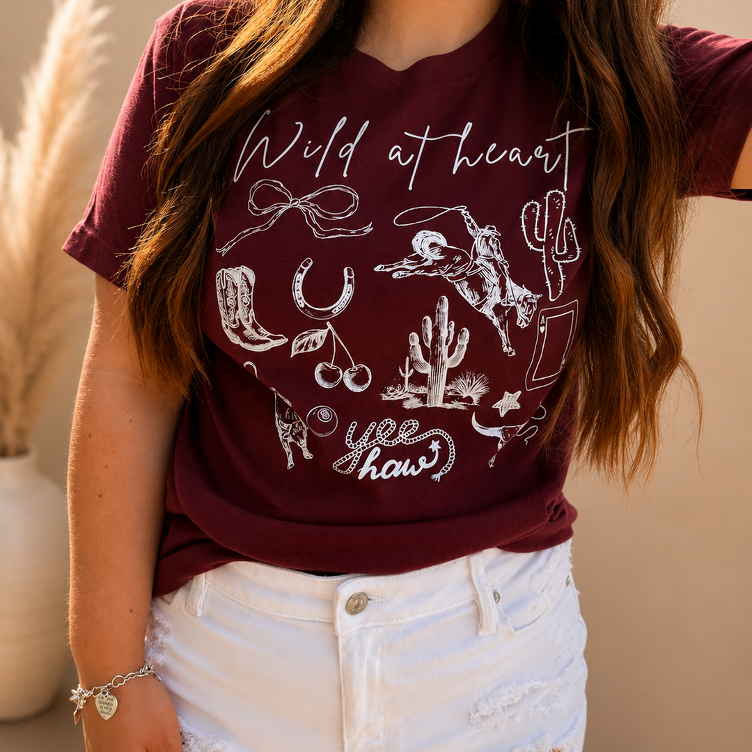 Wild At Heart Graphic Tee Envy Stylz Boutique