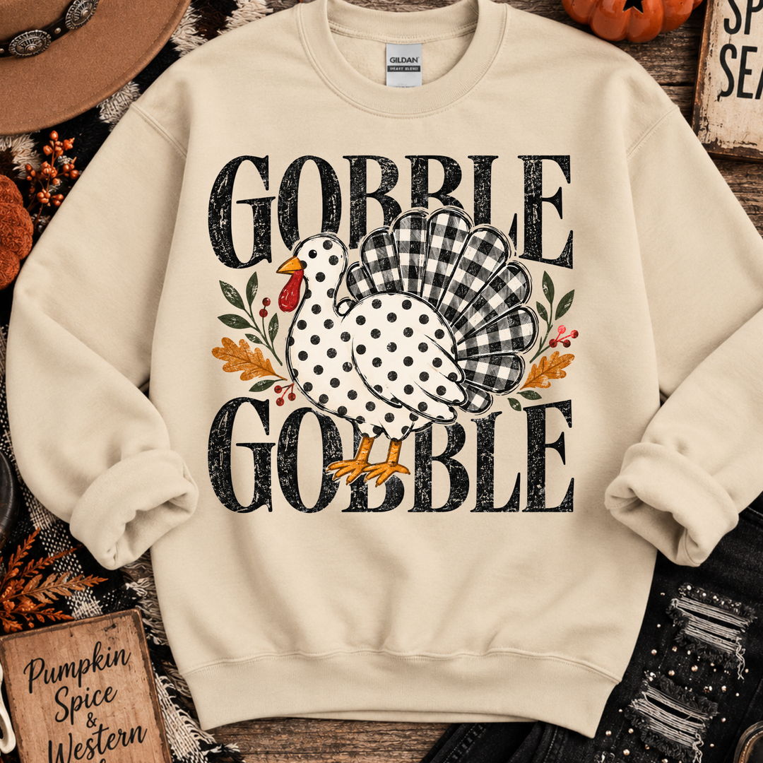 Gobble Gobble Graphic Sweatshirt product image 3