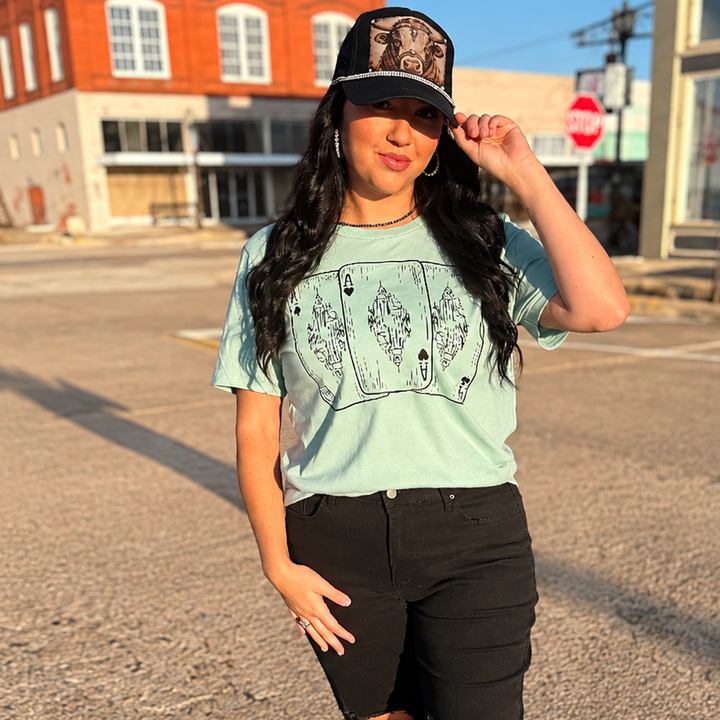 Playing Cards Western Tee