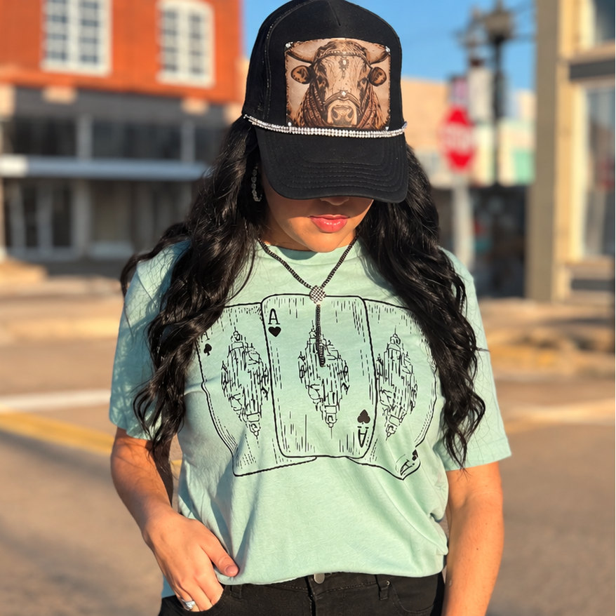 Playing Cards Western Tee