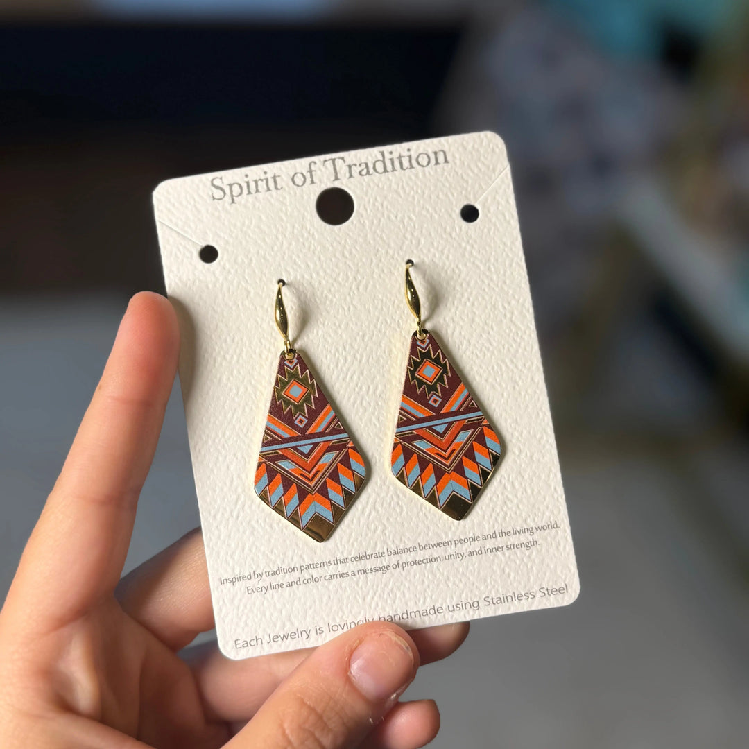 Southwest Diamond Dangle Earrings Envy Stylz Boutique