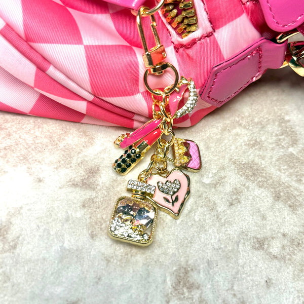 Girly Accessories Rhinestone Keychain Envy Stylz Boutique