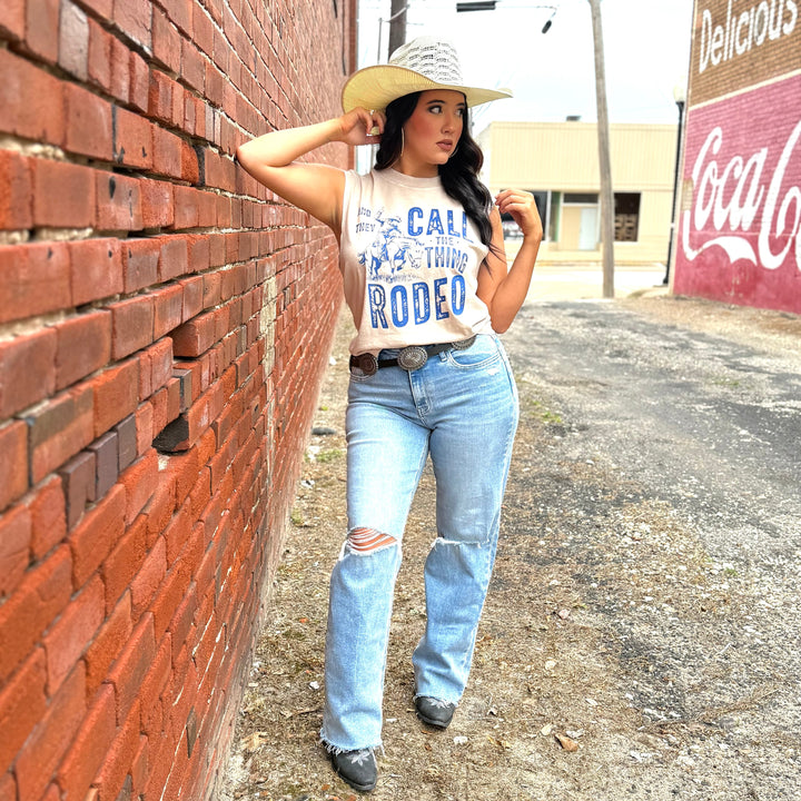 Call This Thing Rodeo Graphic Muscle Tank Envy Stylz Boutique
