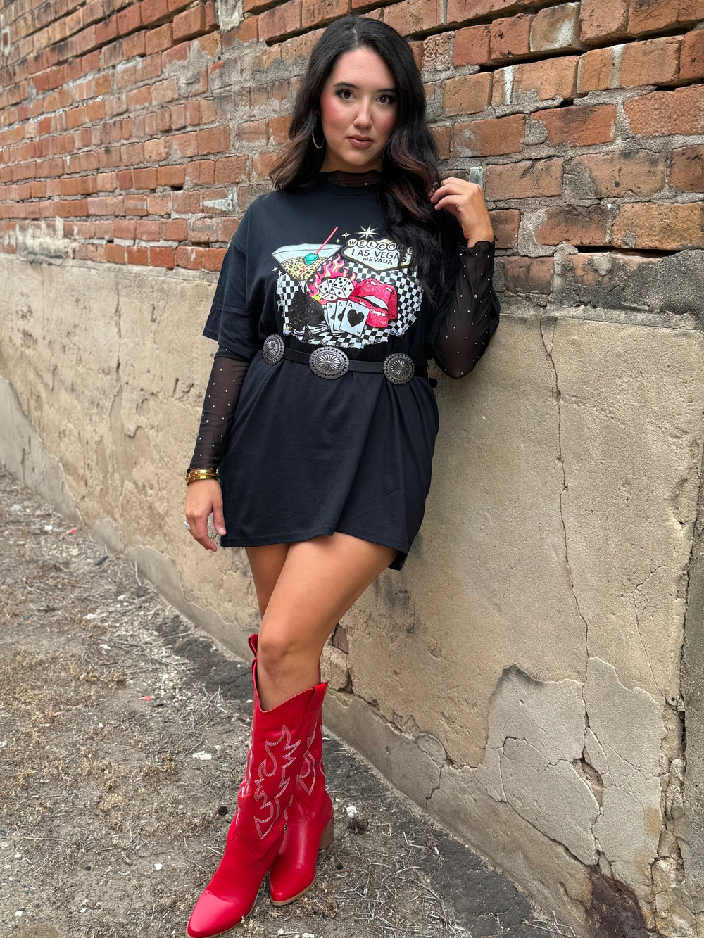 Las Vegas Western Graphic Tee Envy Stylz Boutique