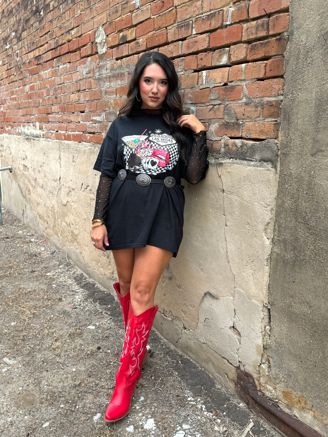 Las Vegas Western Graphic Tee Envy Stylz Boutique