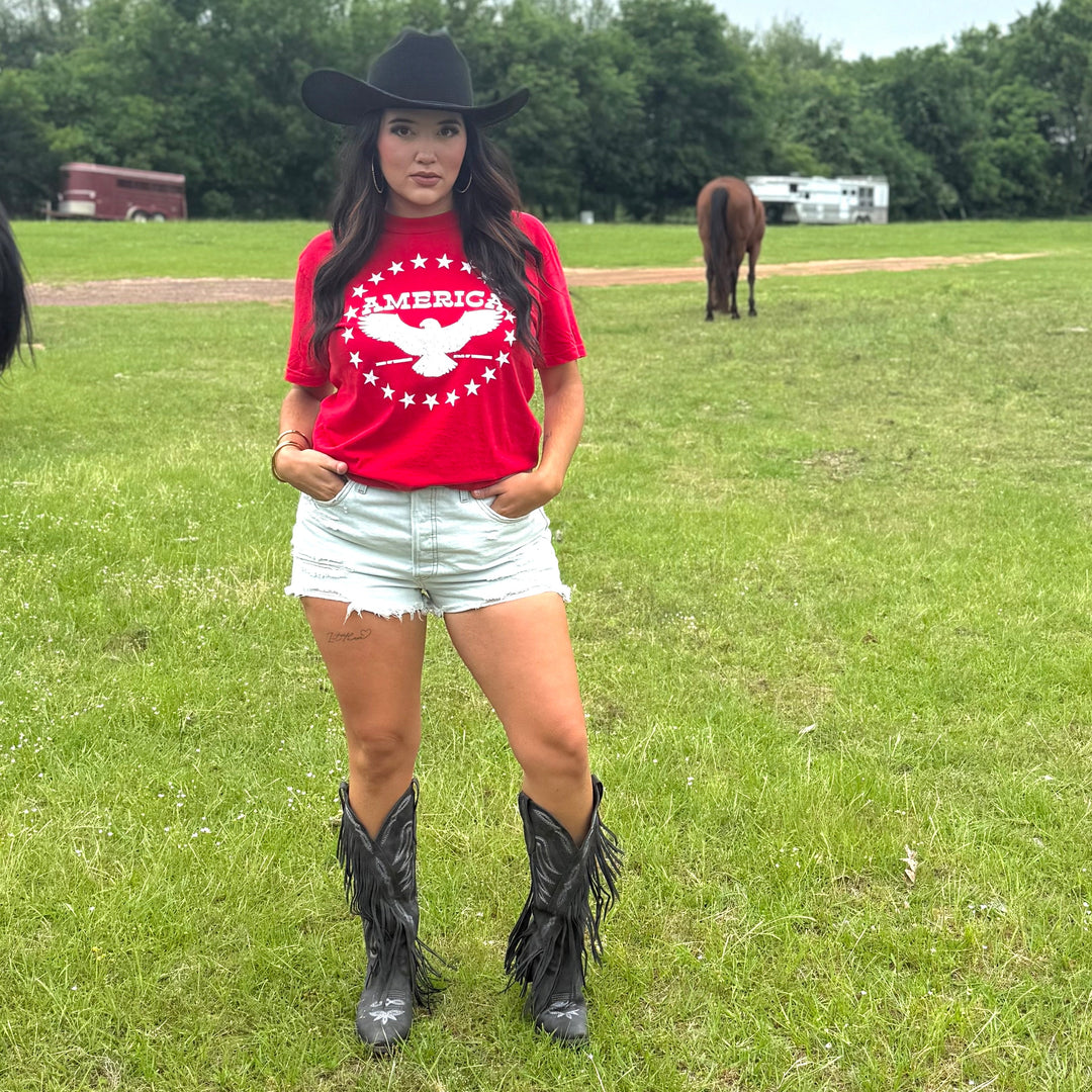 America Stars Bird T-shirt Envy Stylz Boutique