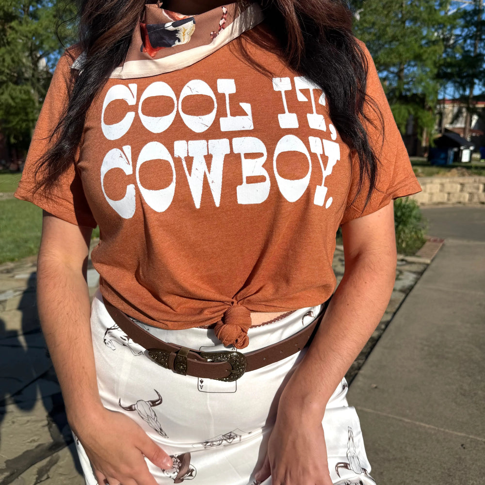 Cool It, Cowboy Graphic T-shirt Envy Stylz Boutique